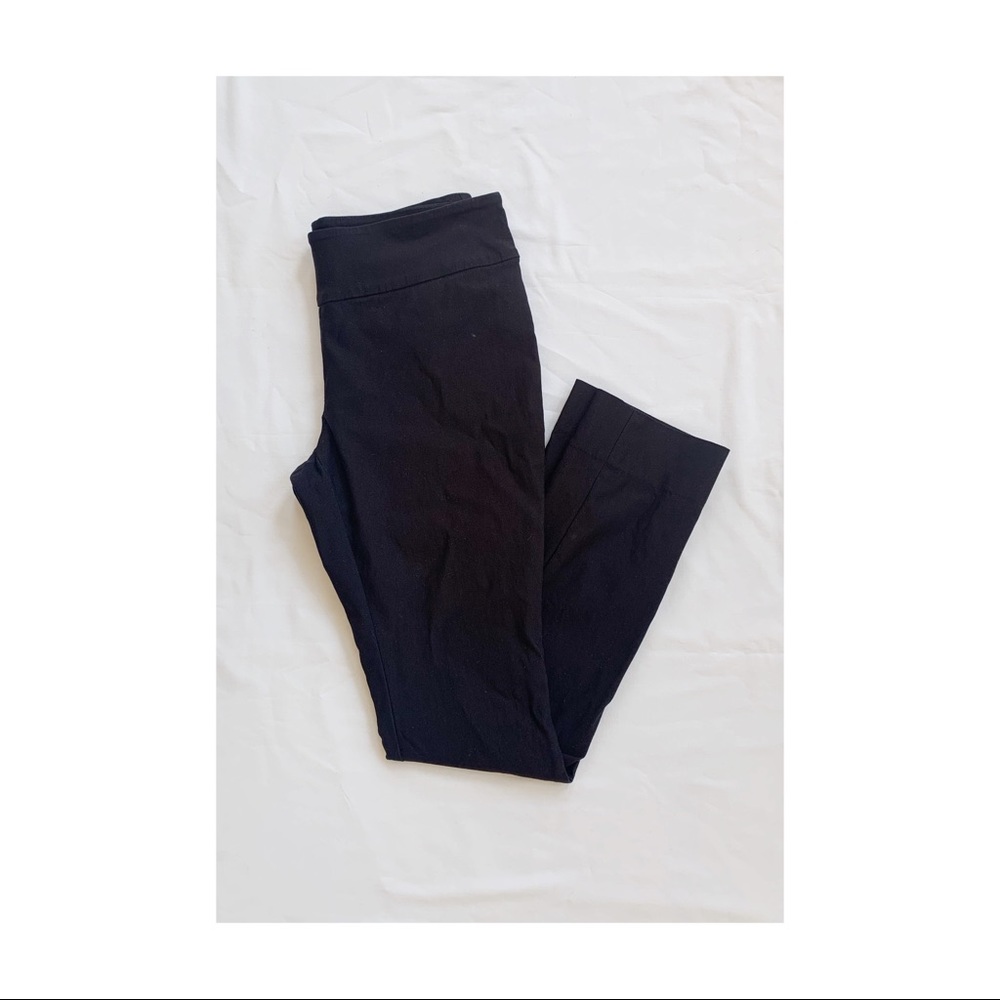 Straight Leg Black Ankle Pants